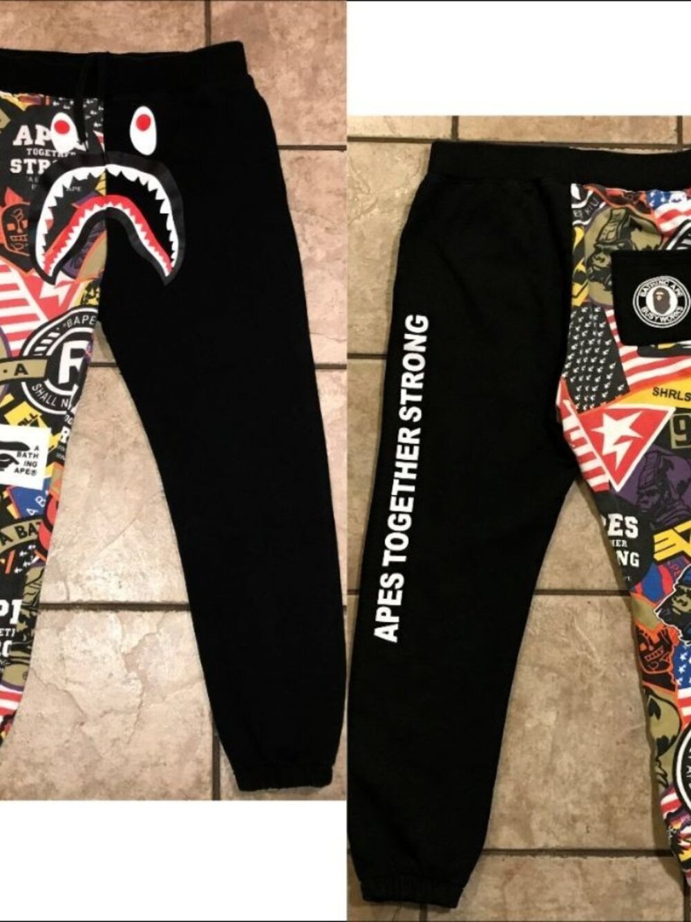 A Bathing Ape Busyworks Jogger Sweatpants-Size 2XL